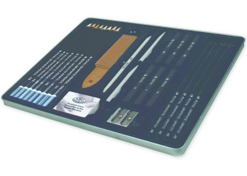 Coffret Alu crayons graphite 25 pièces Royal & Langnickel